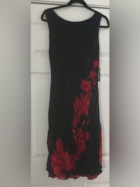 Donna Ricco Black Rayon Dress